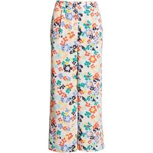NWT Halogen x Atlantic-Pacific Pleat Detail Print Pants